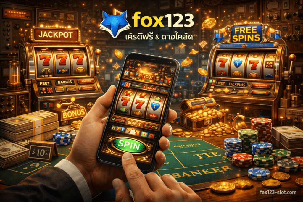 สนุกครบที่เดียว fox123-slot เครดิตฟรีและดาวน์โหลด